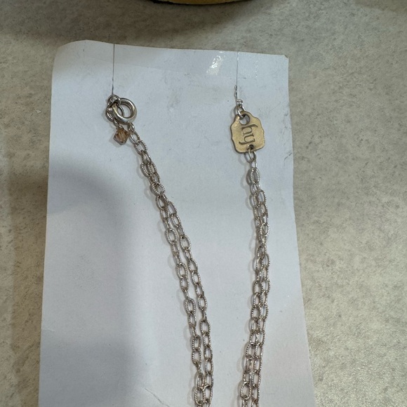 Gold and Silver Victorian-Inspired Statement Necklace - Picture 3 of 5